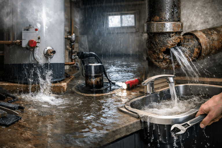 Plumbing disasters in Millersville home