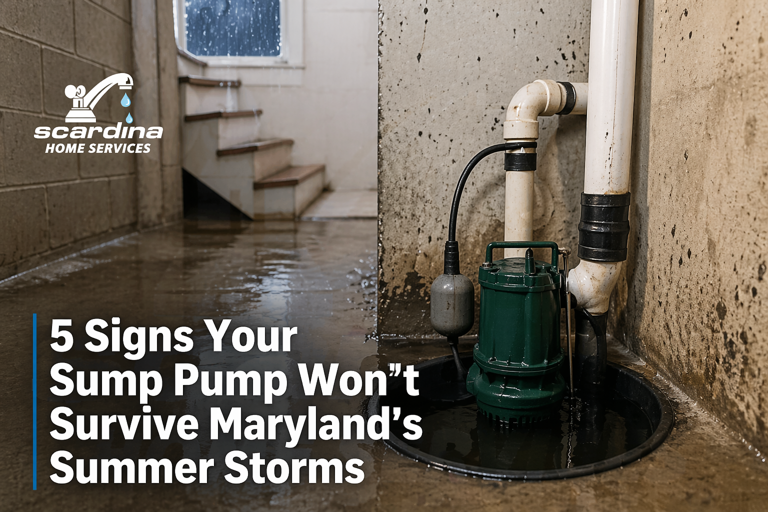5 Signs Your Central Maryland Home's Sump Pump Won't Survive This Summer's Storms