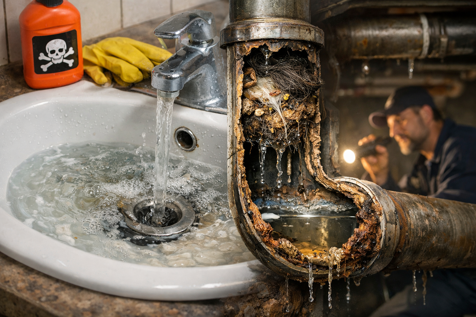 Why Maryland Homeowners Should Never Ignore a Slow Drain (And What To Do About It)