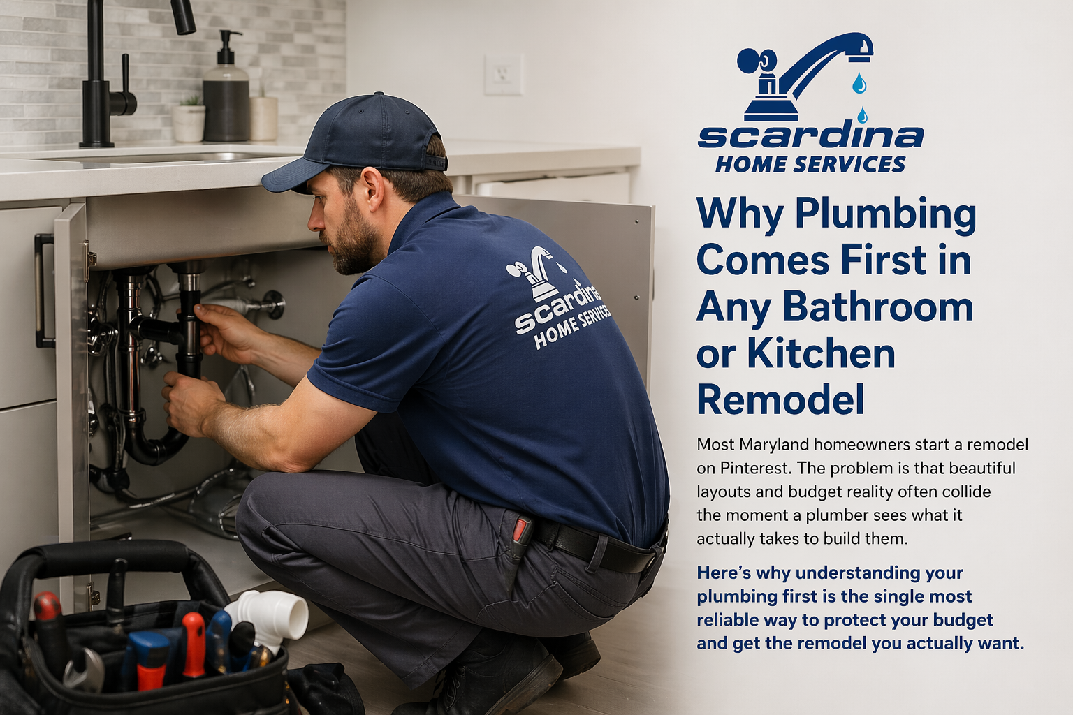 Thinking About a Bathroom or Kitchen Remodel? Here's Why Starting With Plumbing (Not Pinterest) Saves You Thousands