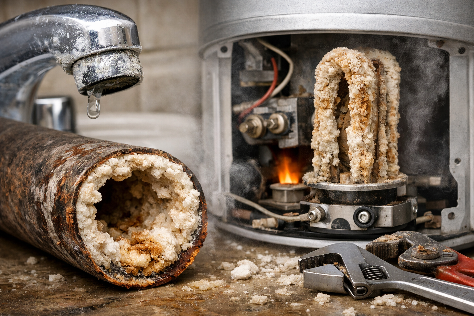How Hard Water in Central Maryland Affects Your Pipes and Water Heater