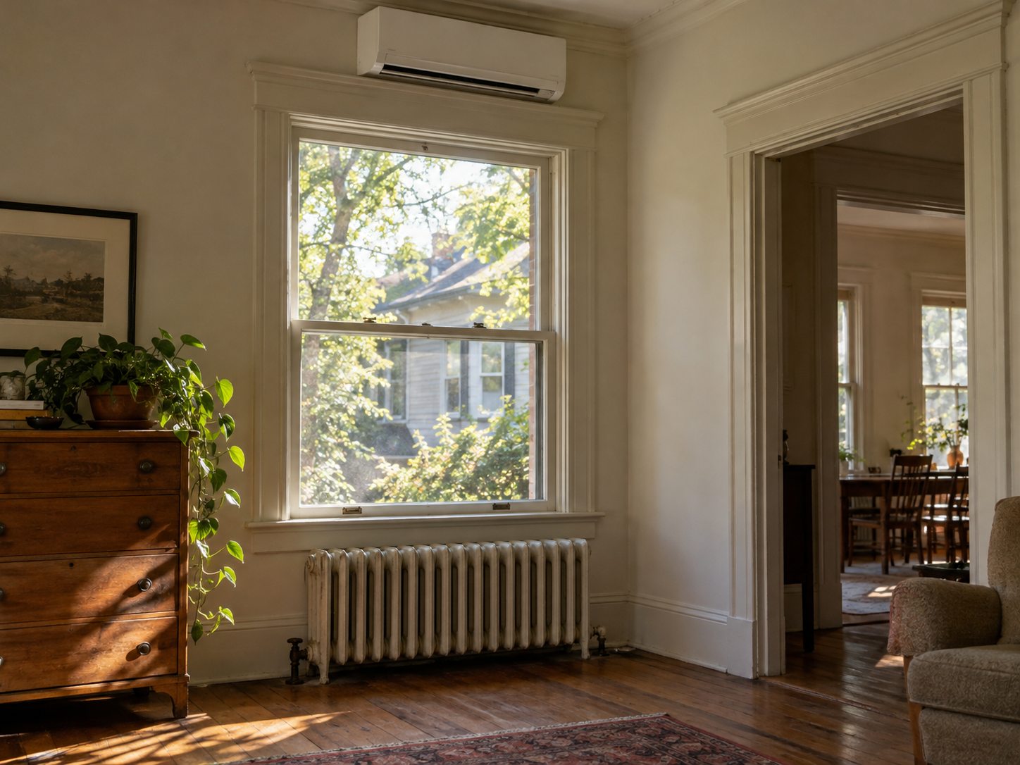 Heating and Cooling an Old Annapolis House Without Tearing Into the Walls